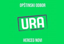 Čestitka OO URA Herceg Novi za Badnji dan i Božić