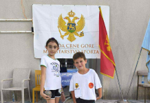 Sofija i Aleksandar na boćarskom kampu u Tivtu