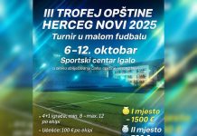 Трофеј Општине Херцег Нови 2025