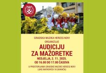 Аудиција за мажоретке у Павиљону