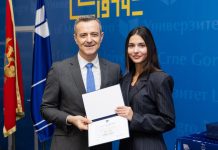 Додијељена признања најбољим студентима међу којима је и Новљанка Дејана Пудар