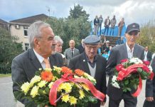 Делегација ОБНОР-а Херцег Новог на свечаности у Тивту