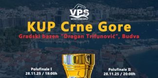 U polufinalu vaterpolo Kupa Jadran m:tel čeka Budvu