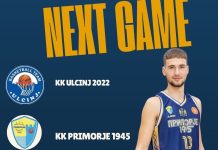 КК приморје 1945 гостује Улцињу