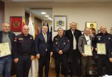 Награђени најбољи службеници Одјељења безбједности Херцег Нови за 2025. годину