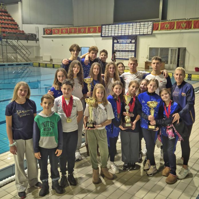 Plivaci Jadrana, Zimsko prvenstvo u Niksicu, decembar 2025