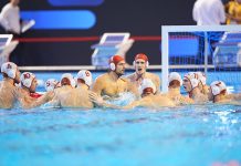 Ватерполо репрезентација Црне Горе на припремама у Напуљу