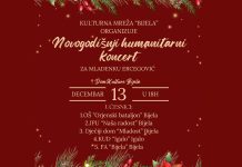 Novogodišnji humanitarni koncert za Mladenku Ercegović u Bijeloj