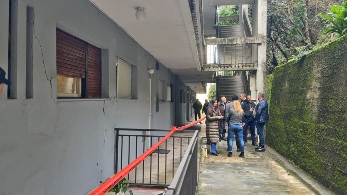 Plava zgrada, opasnost od urusavanja, januar 2026