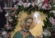 Služena liturgija povodom kanonizacije Svetog sveštenomučenika Mihaila Barbića u Kotoru