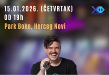 Isak Šabanović večeras u Parku Boka