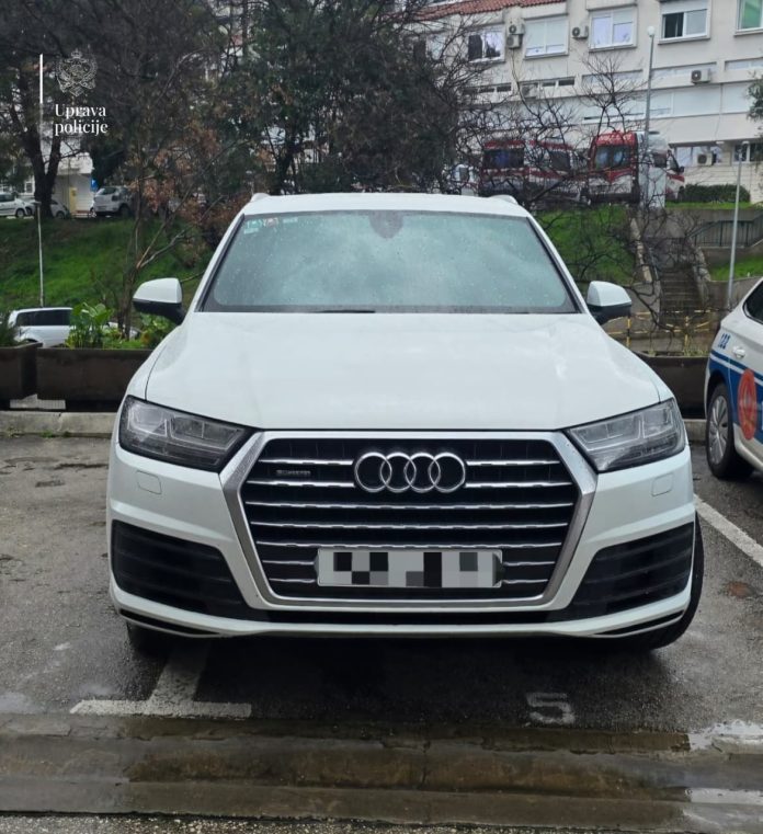 Audi Q7, zaplijena na GP Debeli brijeg, februar 2026