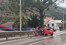 Juče 18 saobraćajnih nezgoda, jedna u Herceg Novom