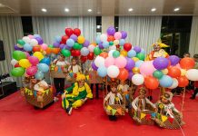 На двоструком дјечијем маскенбалу више стотина маски, а највише осмјеха и радости