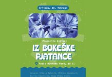 Промоција књиге „Из бокешке пјатанце” Маша Чекића на Празнику мимозе