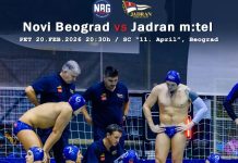 Јадран гостује Новом Београду