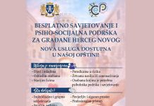 Нова бесплатна услуга савјетовања и психосоцијалне подршке доступна грађанима Херцег Новог