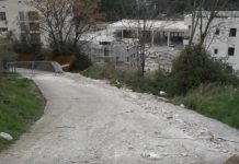 Санација пута на Гомили