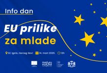 „ЕУ прилике за младе“: Инфо дан о студирању и размјенама у иностранству у Херцег Новом