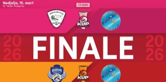Финала одбојкашког Купа Црне Горе 15. марта у СЦ „Верде“