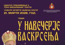 Predavanje Mitropolita Joanikija u hramu Vaznesenja Gospodnjeg na Toploj