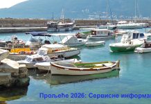 Прољеће 2026: Сервисне информације