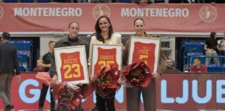 Емотиван опроштај од дугогодишњих репрезентативки и рекордна побједа кошаркашица у Бару