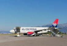 Air Serbia pojačava saobraćaj ka Tivtu tokom sezone