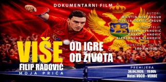 Premijera dokumentarnog filma o Filipu Radoviću sjutra u Podgorici