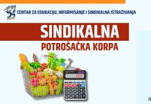 Трошкови синдикалне потрошачке корпe од 2024. године порасли за 190 еура