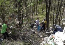 Акцијом чишћења парка Орјен поводом Дана планете прикупљено три тоне смећа