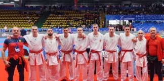 Мушка екипа у борбама и женски ката тим на СП у Кини