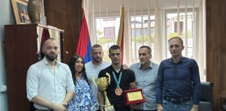 Пријем за свјетског шампиона: Гзим Прелвукај у Општини Херцег Нови